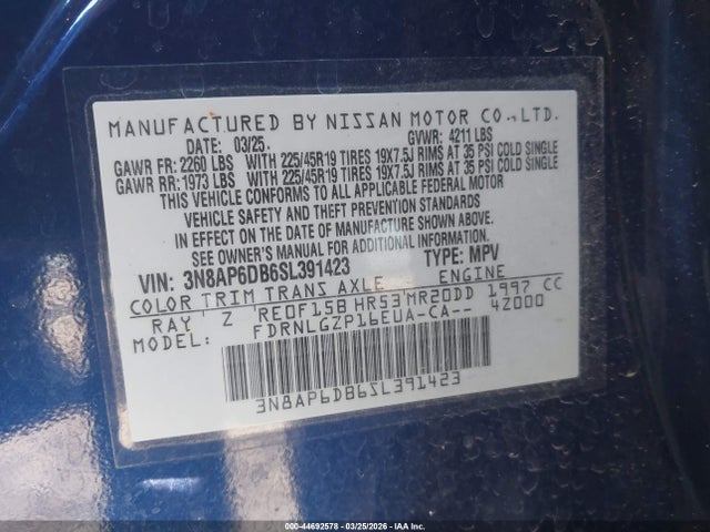 Nissan Kicks Sr Intelligent Awd