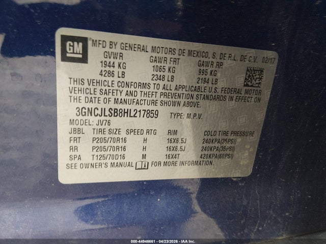 Chevrolet Trax Lt