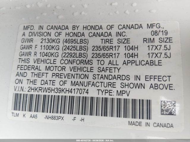 Honda CR-V Lx