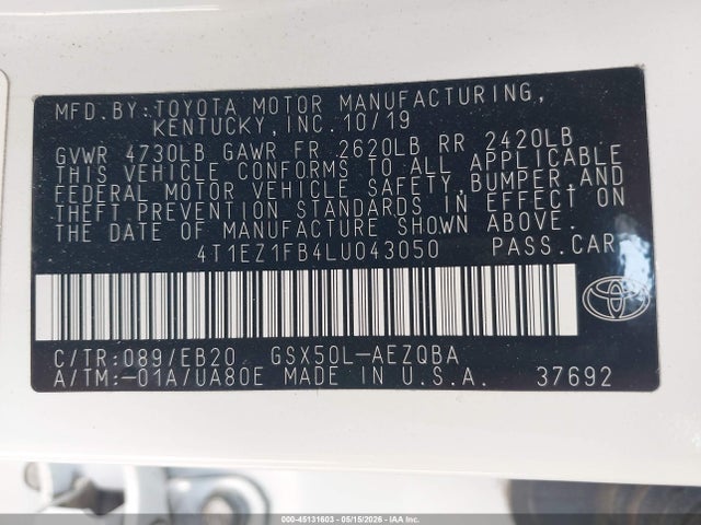 Toyota Avalon Xse