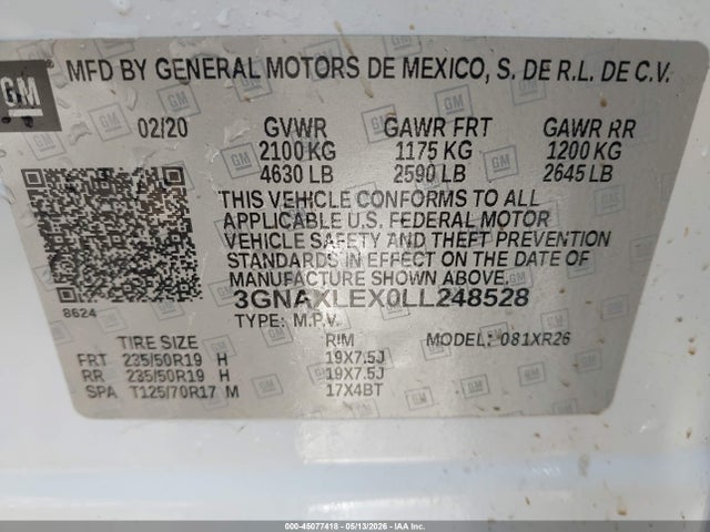 Chevrolet Equinox Fwd Lt 2.0l Turbo