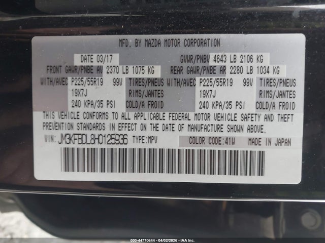 Mazda Cx Grand Touring