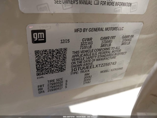 GMC Sierra 1500 , Short Bed, At4, 4wd
