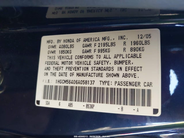 Honda Accord 2.4 Lx