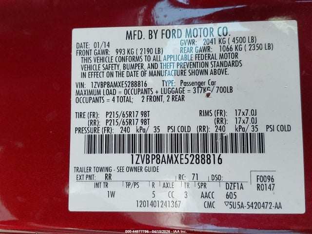 Ford Mustang V6