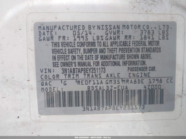 Nissan Sentra Sv