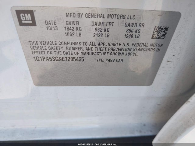 Chevrolet Cruze Ls Auto