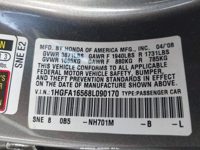 Honda Civic Lx
