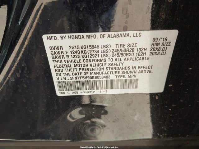 Honda Pilot Touring