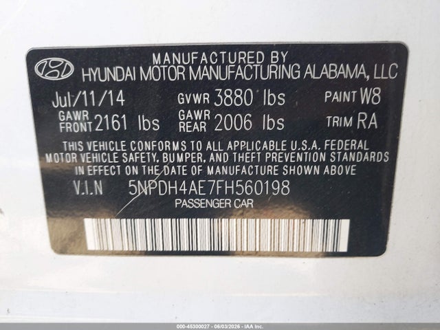 Hyundai ELANTRA Se