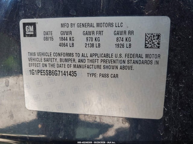 Chevrolet Cruze 1lt Auto