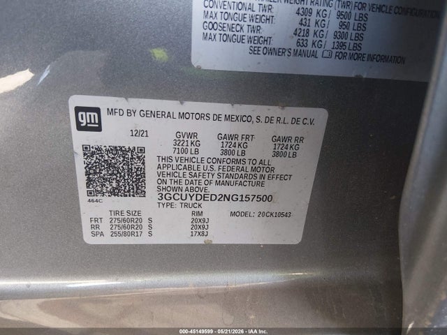 Chevrolet Silverado 1500 4wd  Short Bed Lt