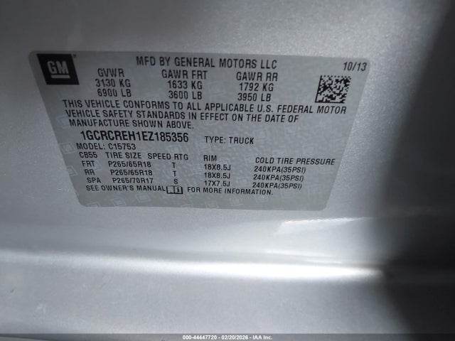 Chevrolet Silverado 1500 1lt