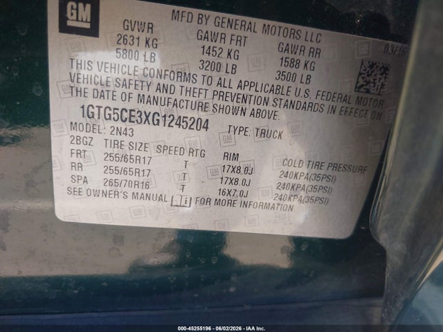 GMC Canyon Sle