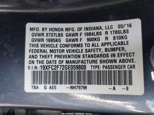Honda Civic Ex