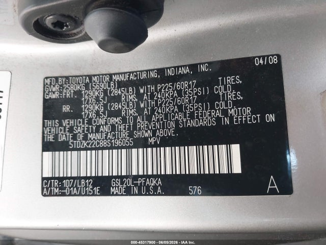 Toyota Sienna Limited