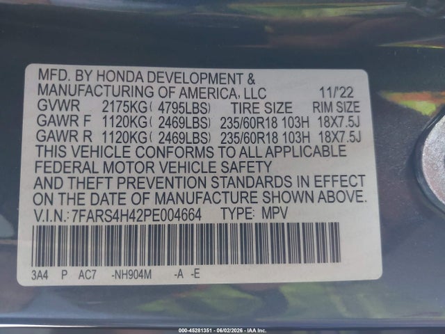 Honda CR-V Ex Awd