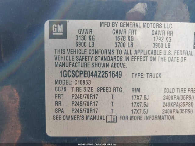 Chevrolet Silverado 1500 Work Truck
