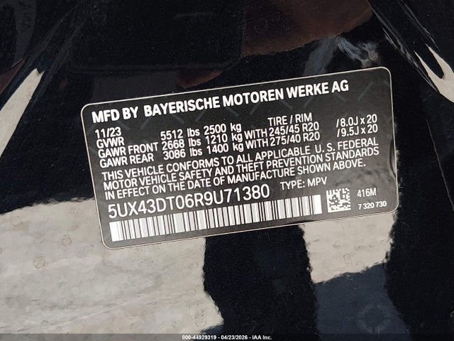 BMW X Series M40i