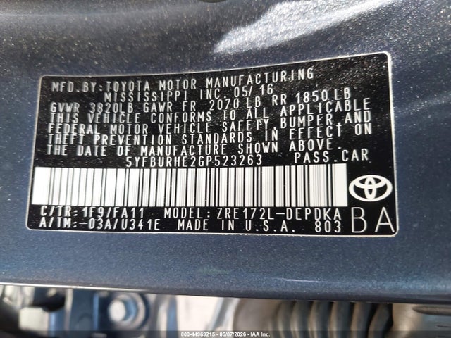 Toyota Corolla L