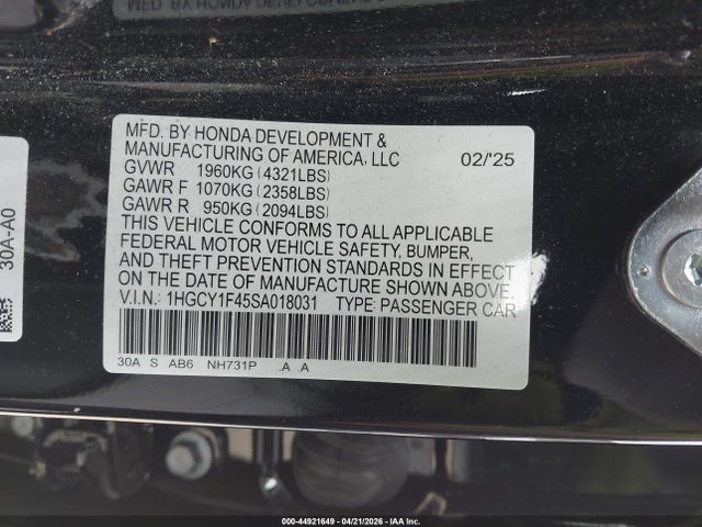 Honda Accord Se