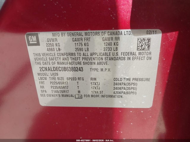 Chevrolet Equinox 1lt