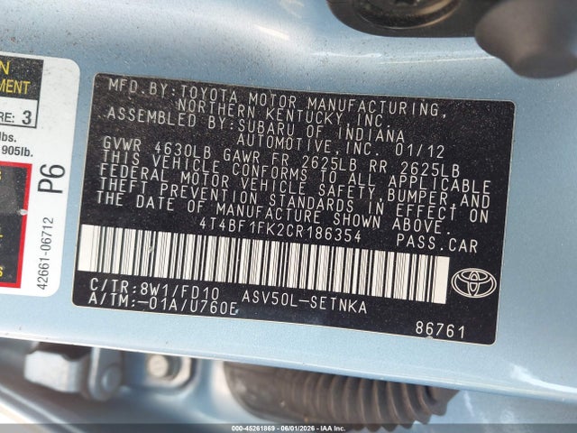 Toyota Camry Le