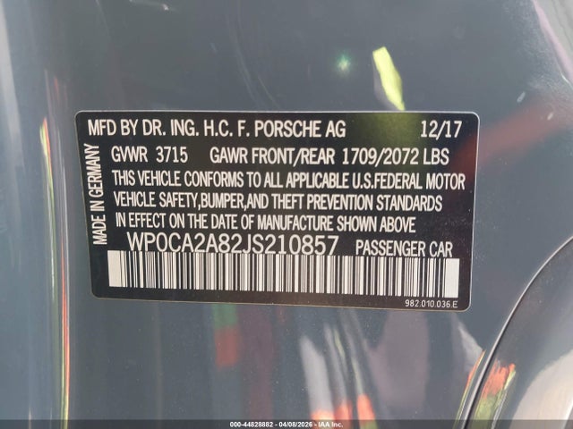 Porsche 718 Boxster