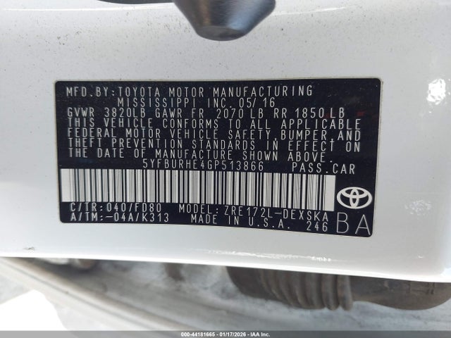 Toyota Corolla S Plus
