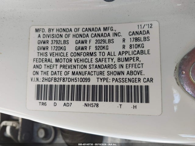 Honda Civic Ex
