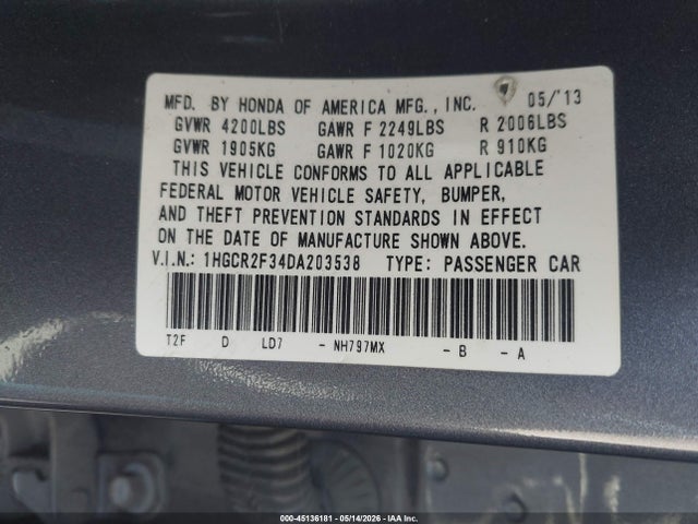 Honda Accord Lx