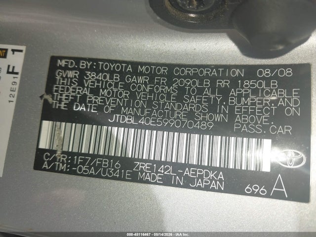 Toyota Corolla Le