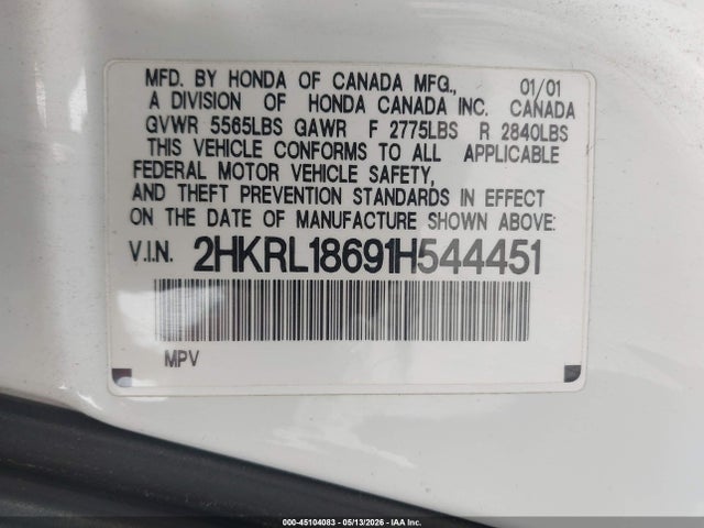 Honda Odyssey Ex