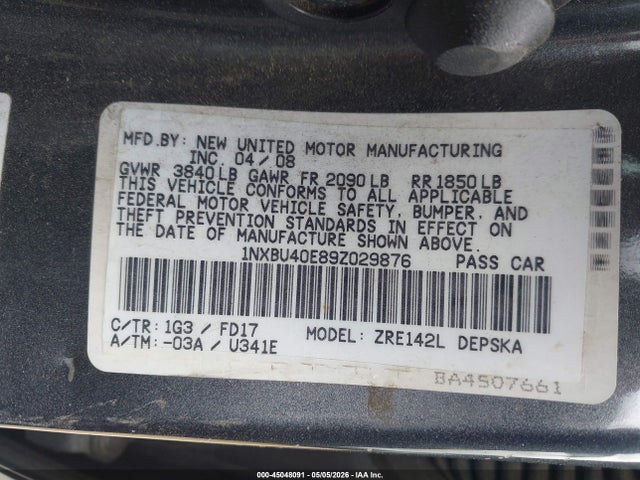 Toyota Corolla S