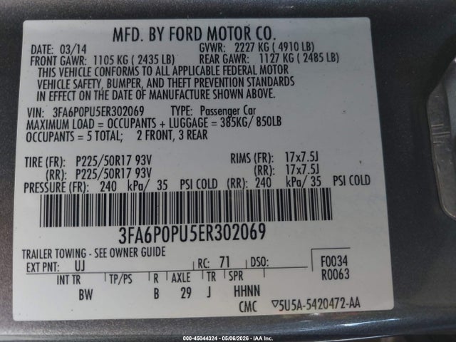 Ford Fusion Se Luxury