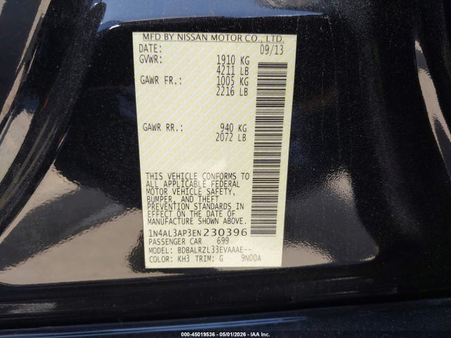 Nissan Altima 2.5 S