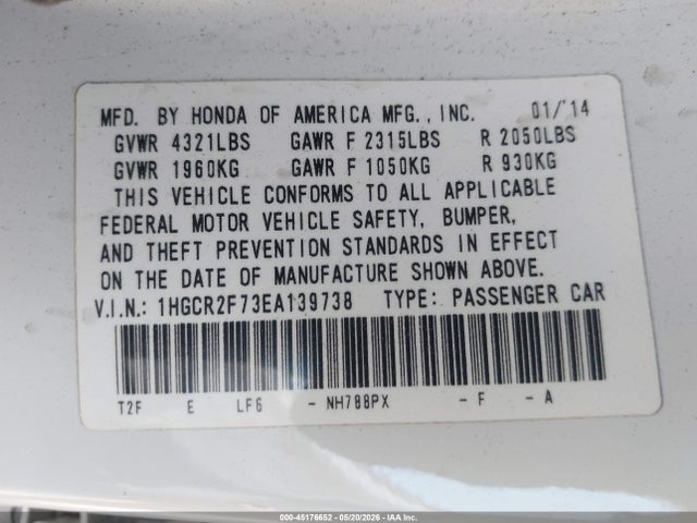 Honda Accord Ex