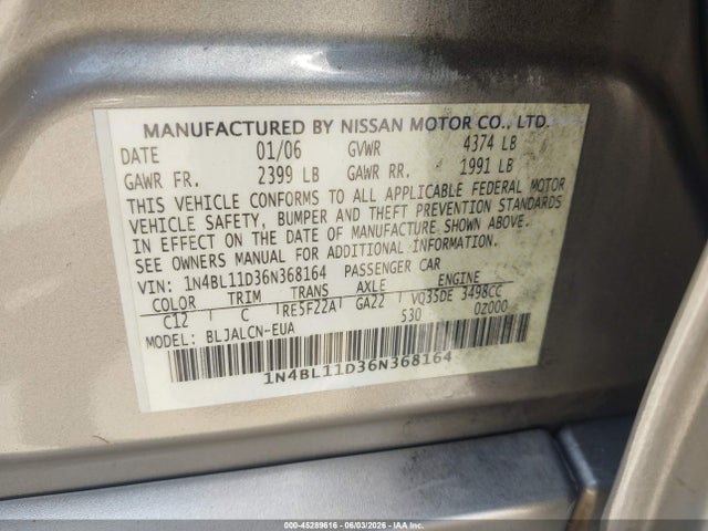 Nissan Altima 3.5 Se