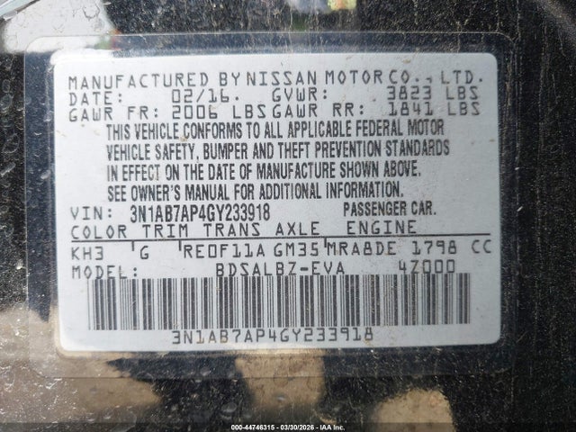 Nissan Sentra S