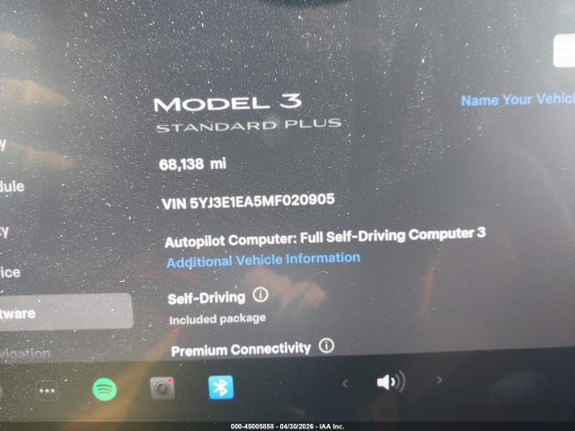 Tesla Model 3 Standard Range Plus Rear-wheel Drive