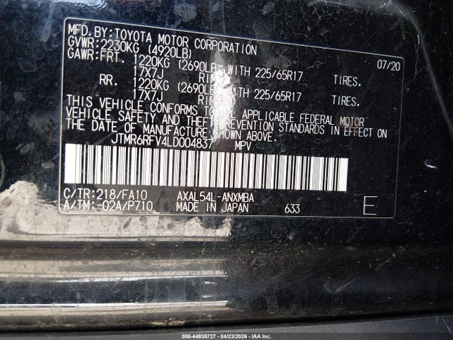 Toyota RAV4 Xle