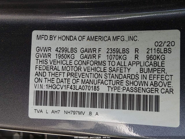 Honda Accord Ex