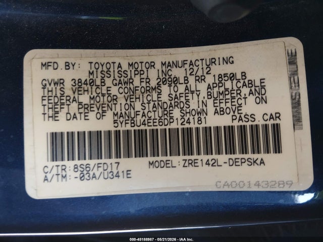Toyota Corolla S