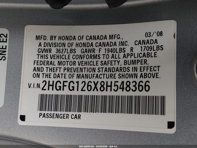 Honda Civic Lx