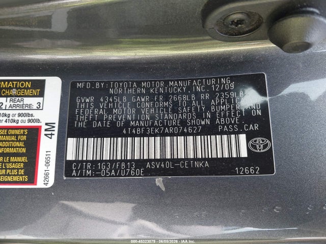 Toyota Camry Le