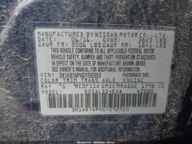 Nissan Sentra Sv