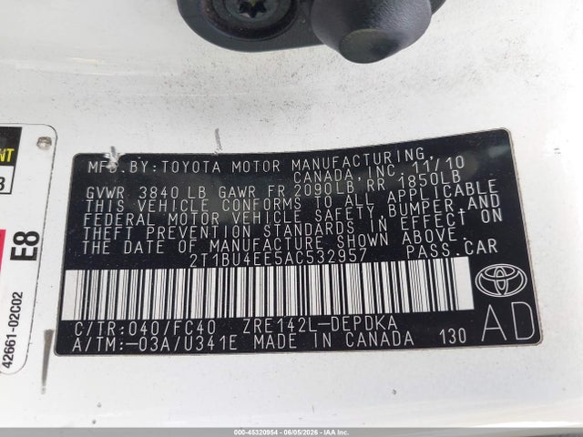 Toyota Corolla Le