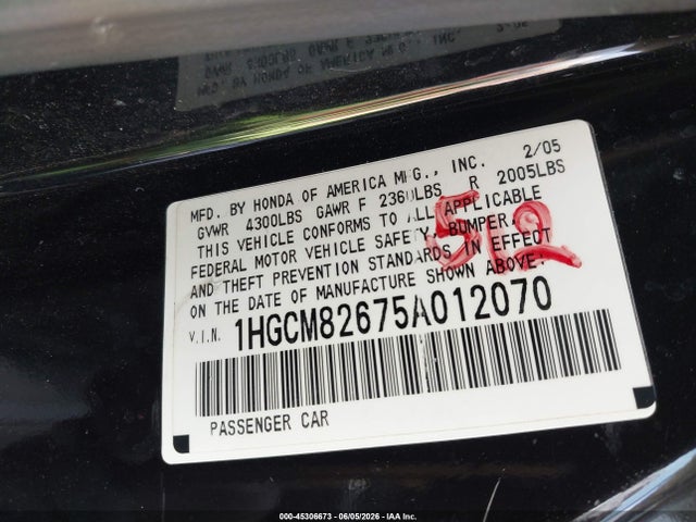 Honda Accord 3.0 Ex
