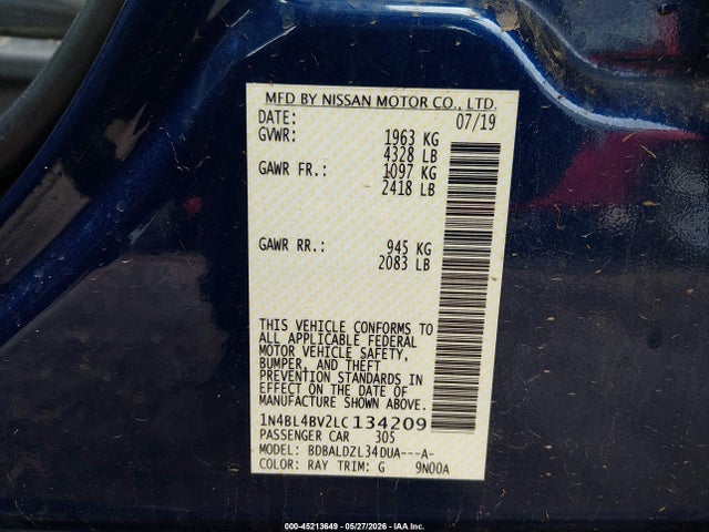 Nissan Altima S Fwd