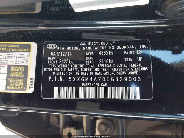 Kia Optima Lx